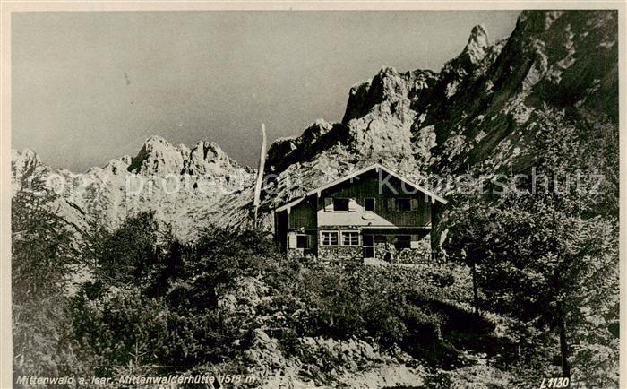 Mittenwald Bayern Mittenwalder Huette