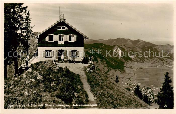 Starnbergerhuette Oberammergau  und Unterammergau