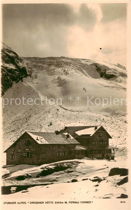Stubaier Alpen Dresdner Huette Fernau Ferner