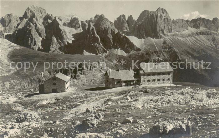 Schlernhaus Voels am Schlern Dolomiten IT mit Rosengarten