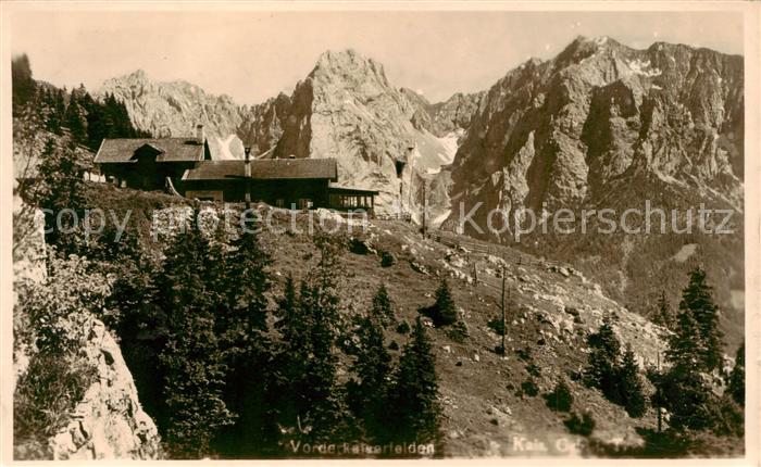Vorderkaiserfelden Kaisergebirge Tirol AT Panorama