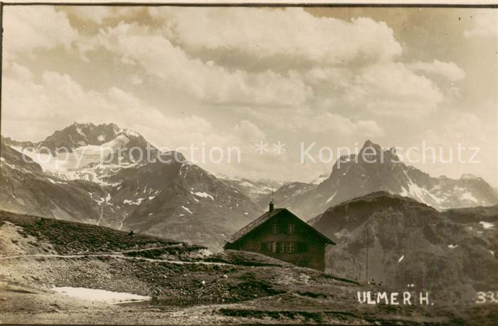 Ulmerhuette 2280m Vorarlberg AT Panorama