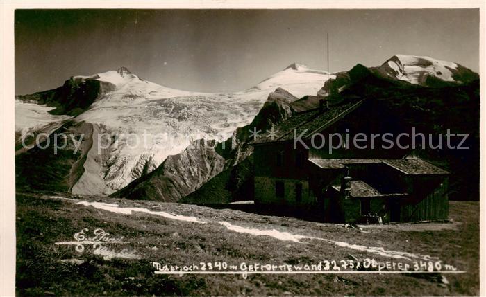 Tuxerjochhaus 2340m Tirol AT mit Gefrornewand Obpeter