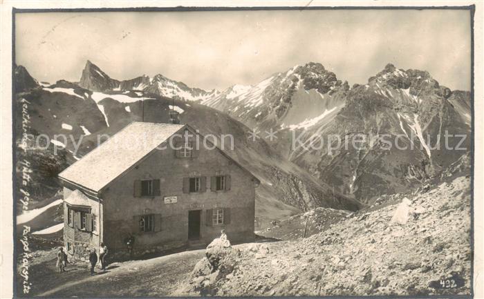 Leutkircherhuette 2251m St Anton Arlberg Tirol AT am Almejurjoch