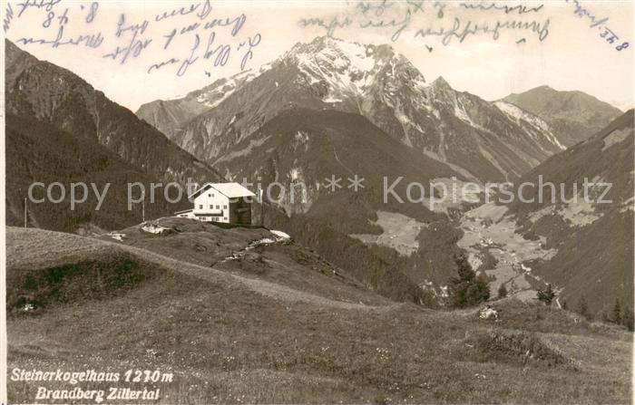 Steinerkogelhaus 1270m Brandberg Zillertal Tirol AT Panorama