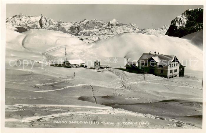 Passo Gardena verso le Tofane