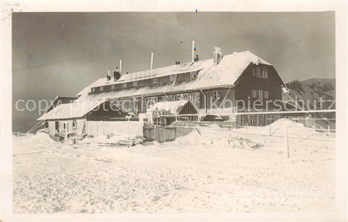 Karl-Ludwig-Haus 1808m Rax Steiermark AT Ansicht im Winter