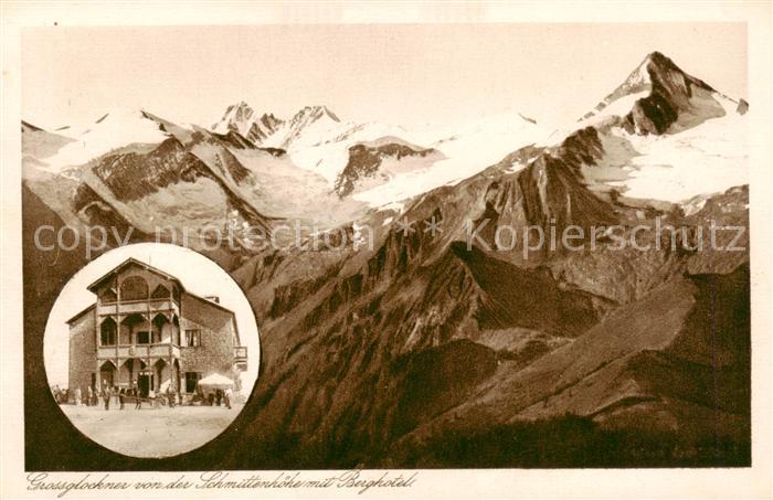 Schmittenhoehe Zell am See AT Grossglockner mit Berghotel