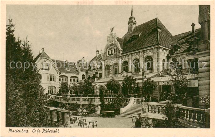 Marienbad Tschechien Boehmen Cafe Ruebezahl