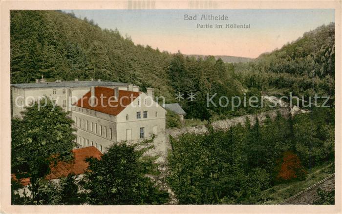 Bad Altheide Polanica-Zdrój Partie im Hoellental