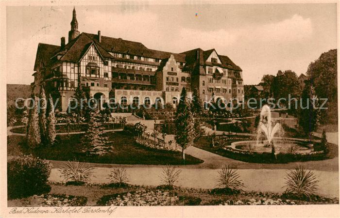 Bad Kudowa Kudowa-Zdroj Niederschlesien PL Kurhotel Fuerstenhof