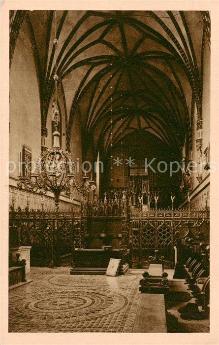 Marienburg  Westpreussen Malbork PL Marienkirche im Hochschloss Inneres