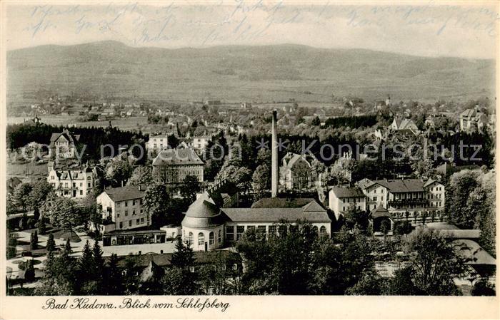 Bad Kudowa Kudowa-Zdroj Niederschlesien PL Blick vom Schlossberg