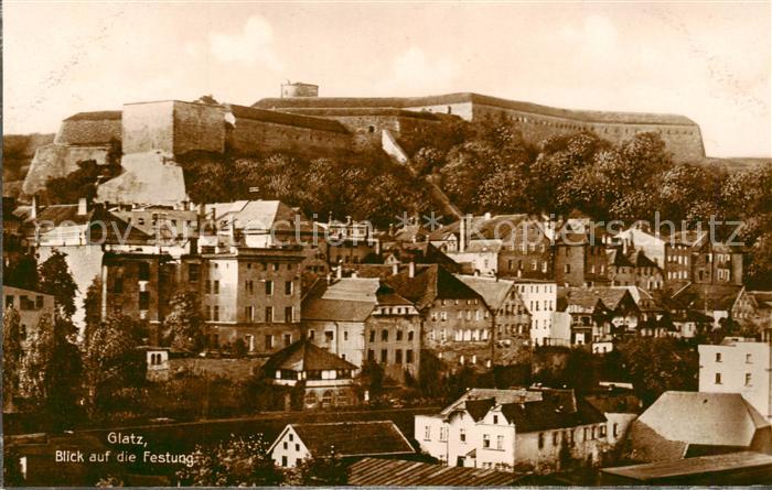 Glatz Klodzko Niederschlesien PL Blick auf die Festung