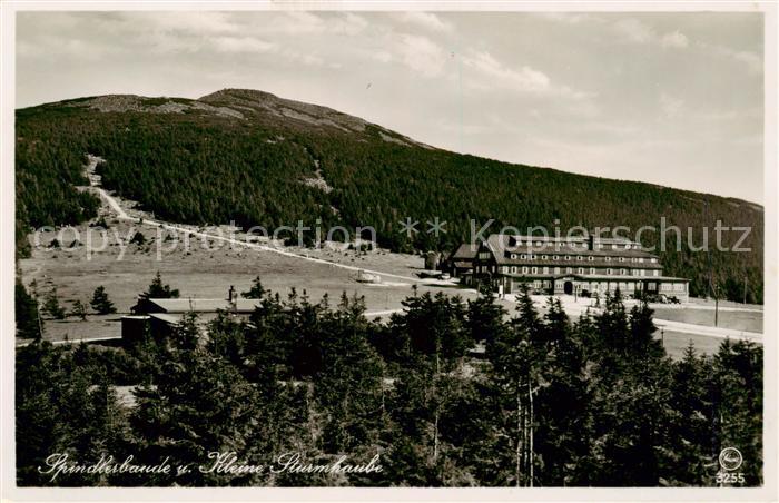Riesengebirge Krkonose Karkonosze Spindlerbaude und Kleine Sturmhaube