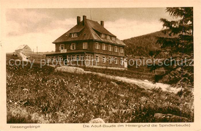 Riesengebirge Krkonose Karkonosze Adolf Baude mit Spindlerbaude
