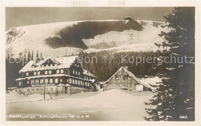 Riesengebirge Krkonose Karkonosze Schlingelbaude