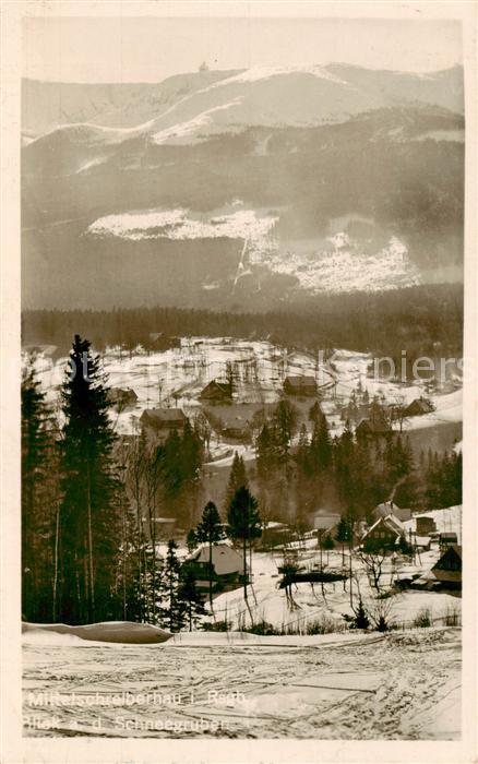Mittel-Schreiberhau Szklarska Poreba Riesengebirge PL Blick auf die Schneegruben