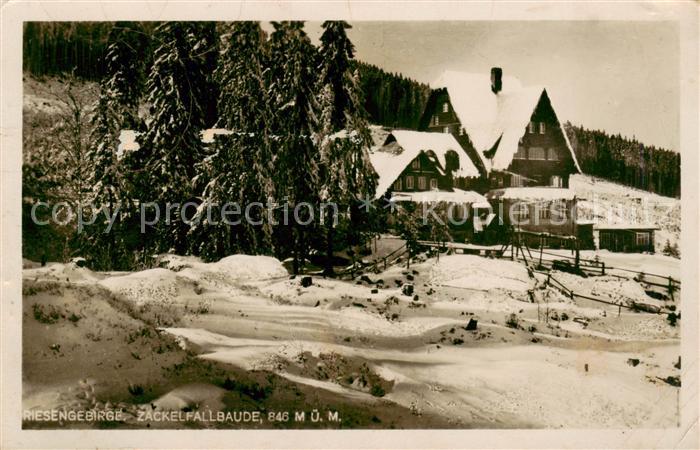 Riesengebirge Krkonose Karkonosze Zackelfallbaude