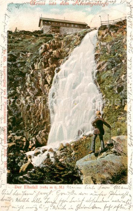 Riesengebirge Krkonose Karkonosze Der Elbfall
