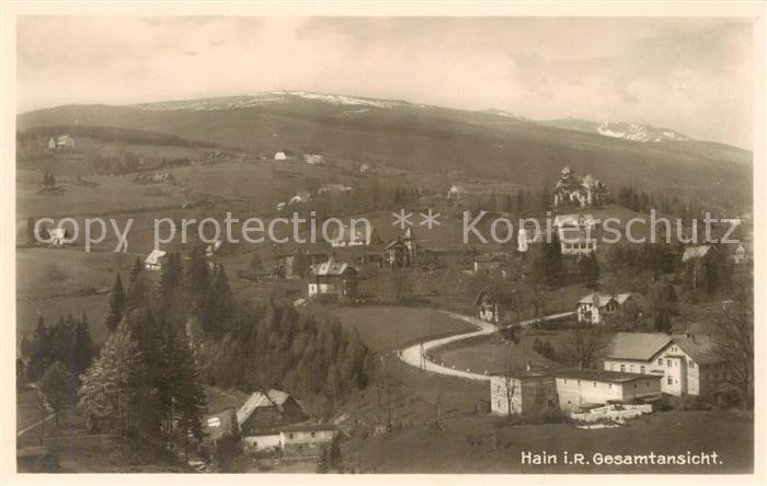 Hain  Giersdorf Riesengebirge Podgorzy PL Panorama