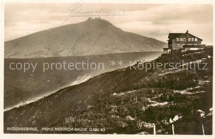 Riesengebirge Krkonose Karkonosze Prinz Heinrich Baude