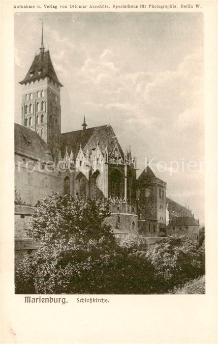 Marienburg  Westpreussen Malbork PL Schlosskirche