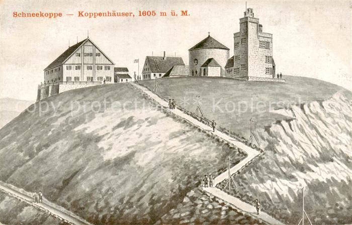 Schneekoppe Snezka CZ Koppenhaeuser