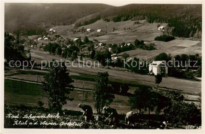 Bad Schwarzbach Flinsberg Swieradow Zdroj Bad PL Panorama Blick auf den oberen O