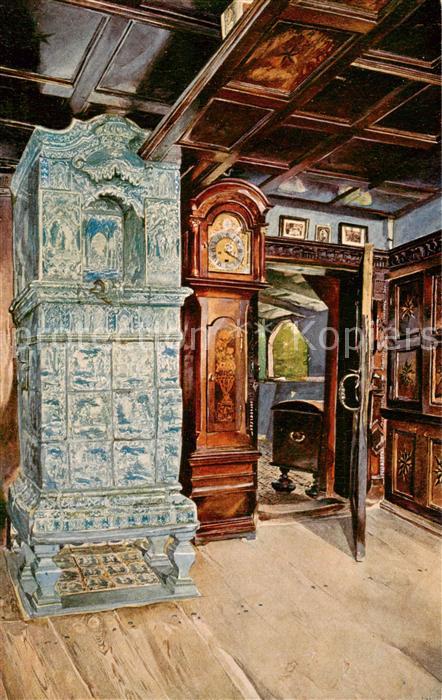 Neuengamme Hamburg Groot Doenns im Katen der Ww. Hitscher 17. Jhdt. Kuenstlerkar