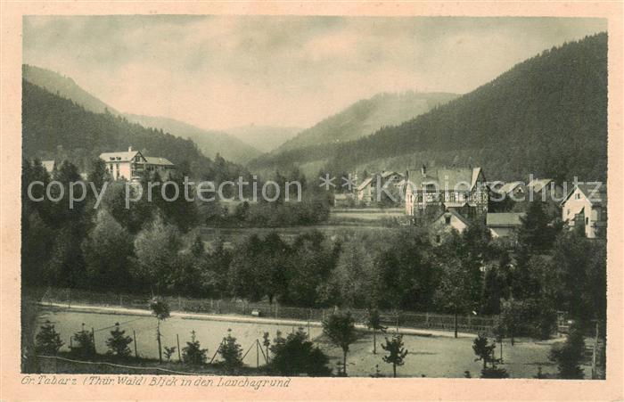 Gross-Tabarz Grosstabarz Panorama Blick in den Lauchagrund