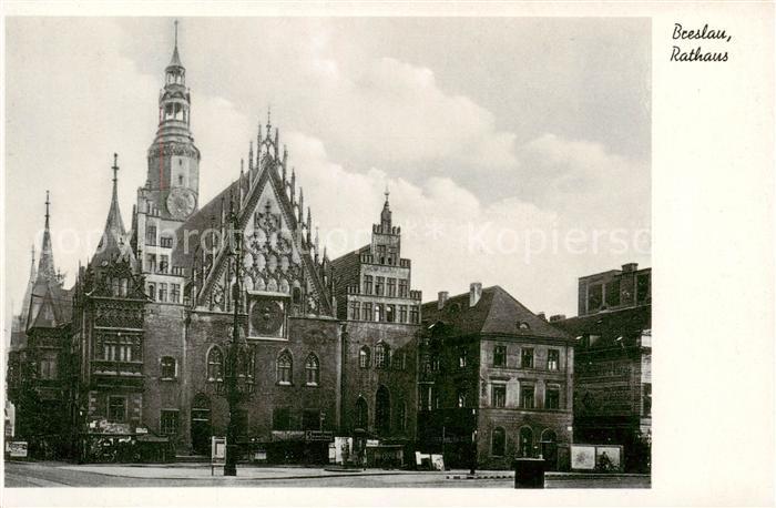 Breslau Niederschlesien Rathaus