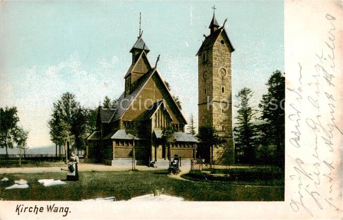 Brueckenberg Krummhuebel Riesengebirge PL Kirche Wang