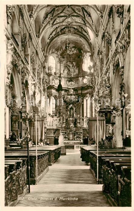 Glatz Klodzko Niederschlesien PL Inneres der Pfarrkirche