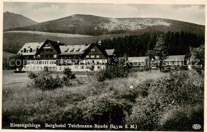 Riesengebirge Krkonose Karkonosze Berghotel Teichmann Baude