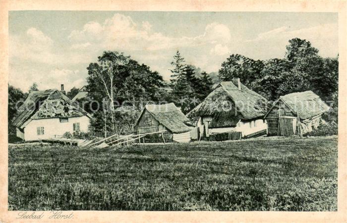 Horst  Ostsee Niechorze Seebad Dorfmotiv