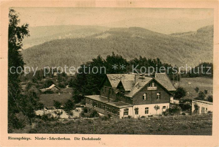 Nieder-Schreiberhau Szklarska Poreba Riesengebirge PL Die Dachbaude