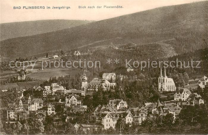 Bad Flinsberg Swieradow Zdroj PL Blick zur Piastenhoehe