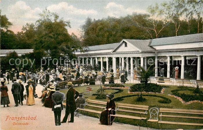 Franzensbad Boehmen Frantiskovy Lazne CZ Colonnade