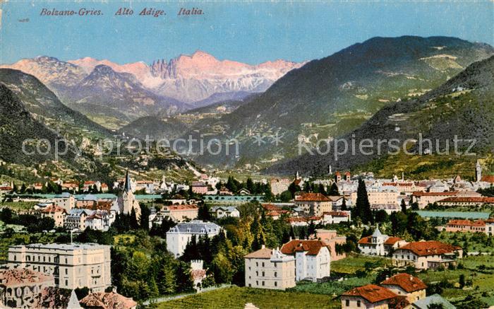 Bozen Gries Suedtirol IT Panorama