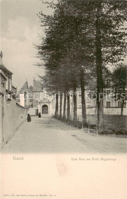 Gand Belgien Une Rue au Petit Beguinage