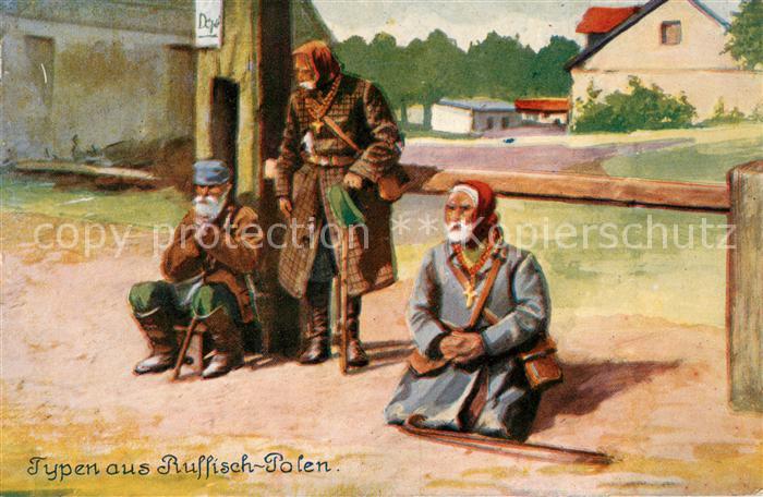 Polen Poland Typen aus Russisch Polen