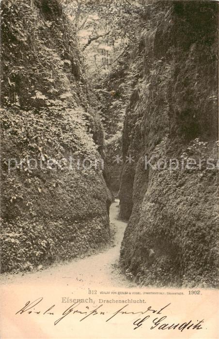 EISENACH Thueringen Drachenschlucht