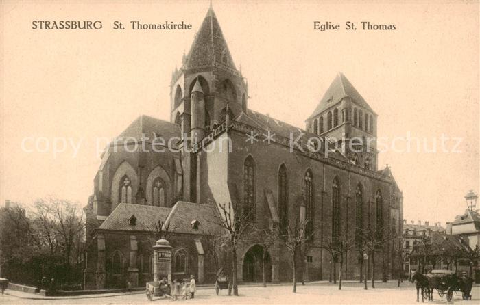Strassburg Elsass St Thomaskirche