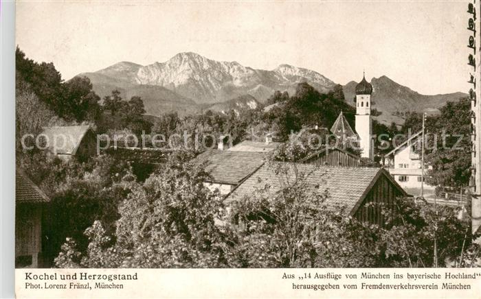 Kochel See Bayern mit Herzogstand