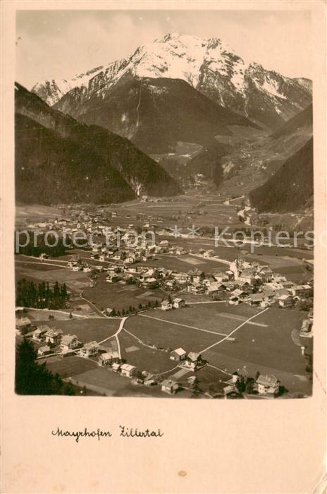 Mayrhofen Zillertal AT Panorama Feldpost