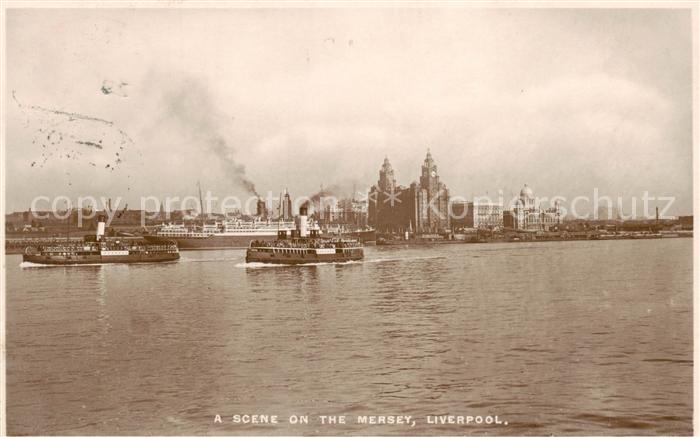 Liverpool  UK Scene on the mersey