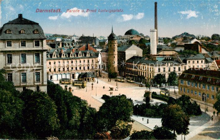 Darmstadt Parade und Ernst Ludwigsplatz