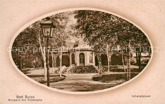 Bad Sulza Kurpark mit Trinkhalle und Inhalatorium