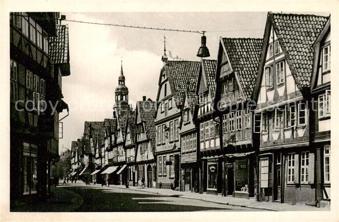 Celle Niedersachsen Blick in die Zoellnerstrasse
